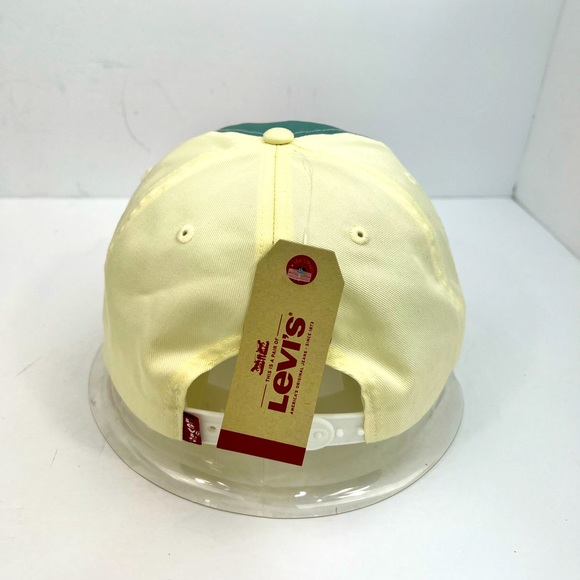 LEVI STAUSS HAT/CAP, FUN 4 COLORS, CREAM, GREEN, TAN, RED, DUER LIGHT MATERIAL - Picture 3 of 12